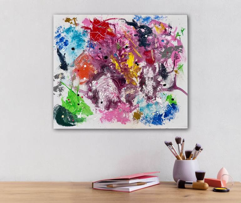 Original Contemporary Abstract Painting by Deborah Zaniolli