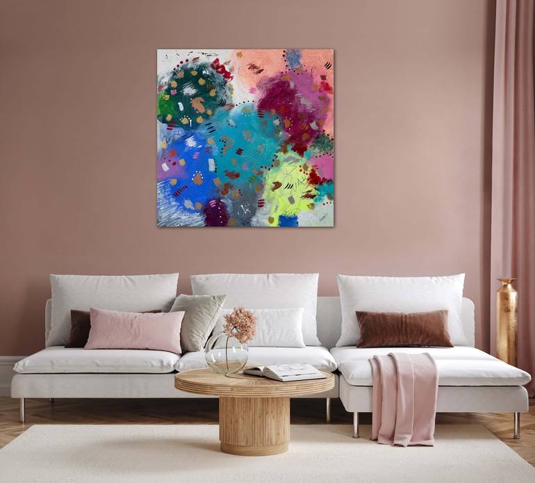 Original Contemporary Abstract Painting by Deborah Zaniolli