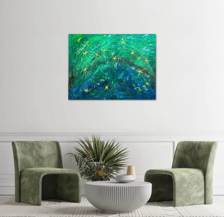 Original Contemporary Abstract Painting by Deborah Zaniolli