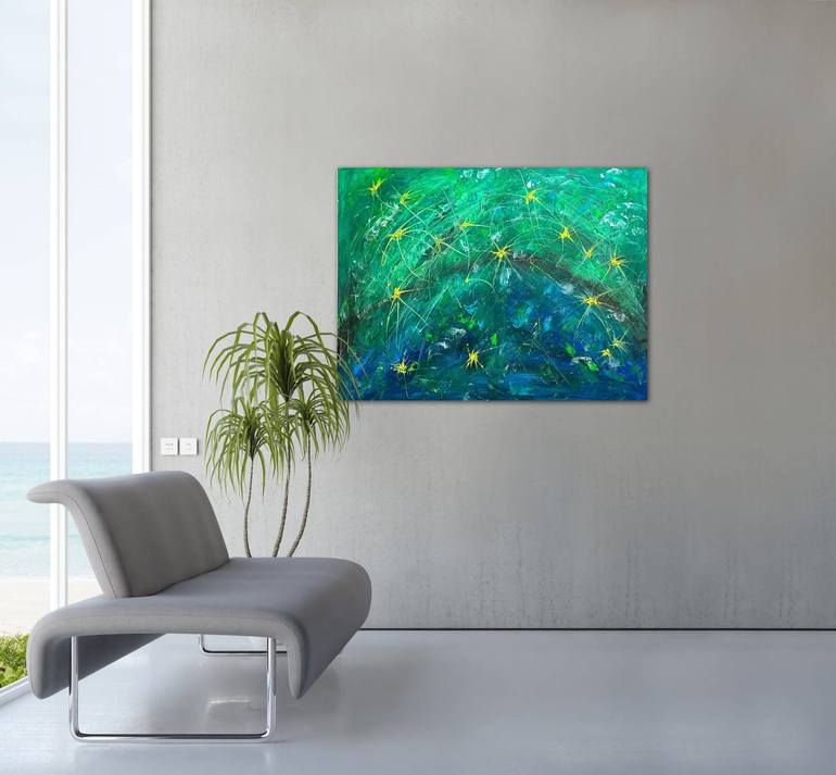 Original Contemporary Abstract Painting by Deborah Zaniolli