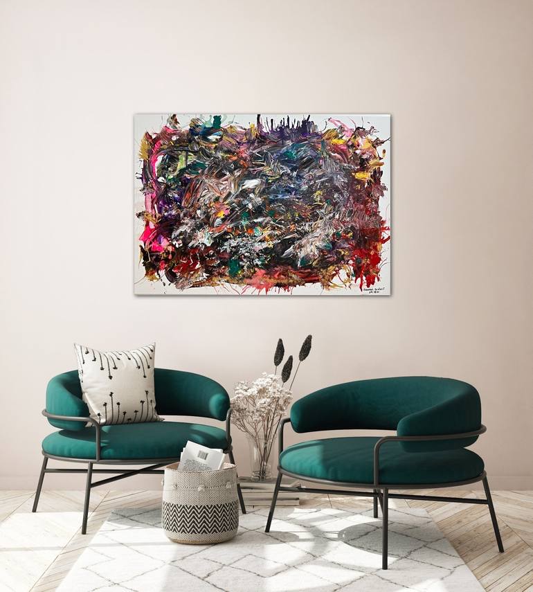 Original Contemporary Abstract Painting by Deborah Zaniolli