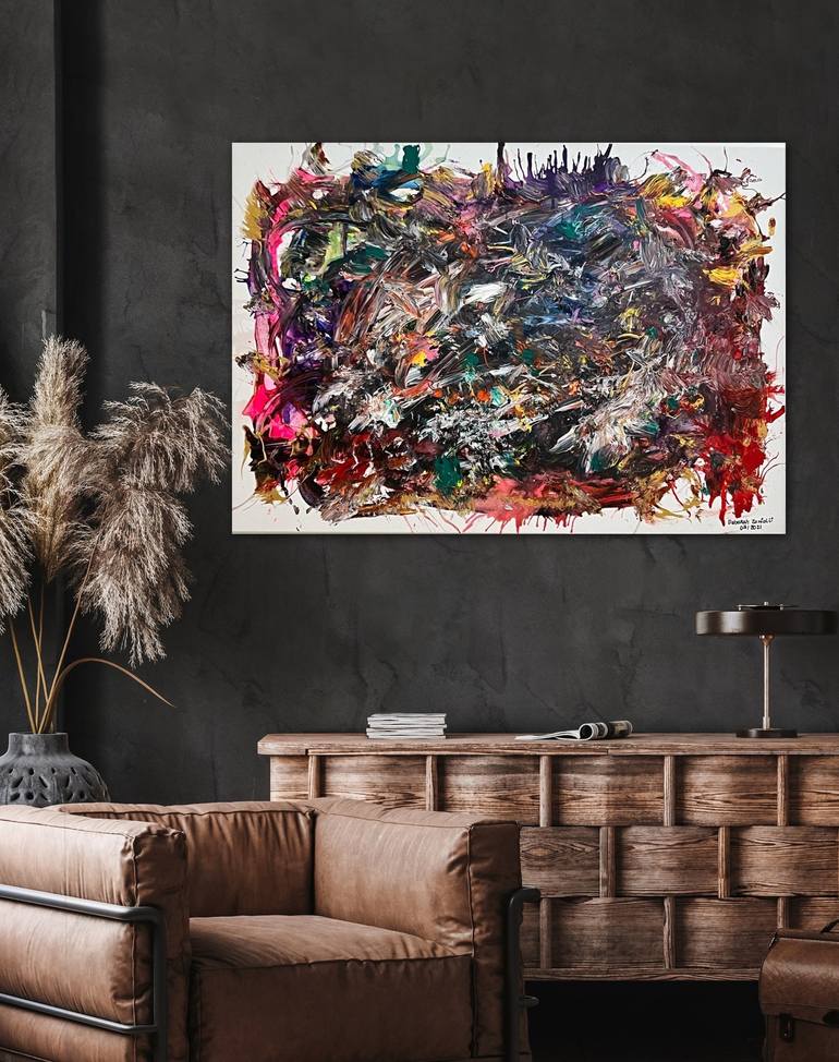 Original Contemporary Abstract Painting by Deborah Zaniolli