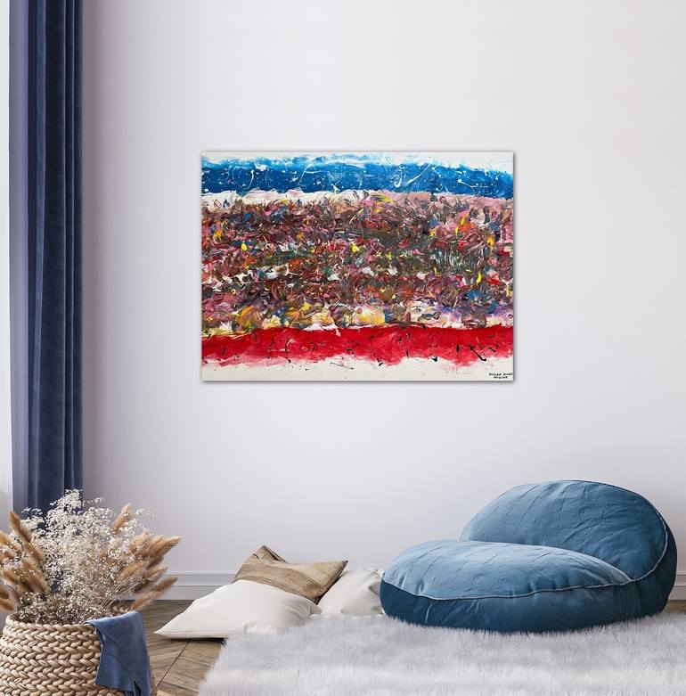 Original Contemporary Abstract Painting by Deborah Zaniolli