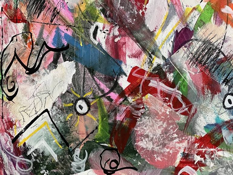 Original Contemporary Abstract Mixed Media by Deborah Zaniolli