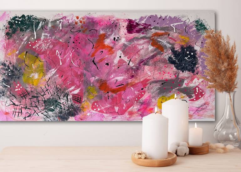 Original Contemporary Abstract Painting by Deborah Zaniolli