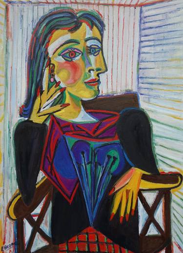 Portrait of Dora Maar - Reproduction of Picasso artwork thumb