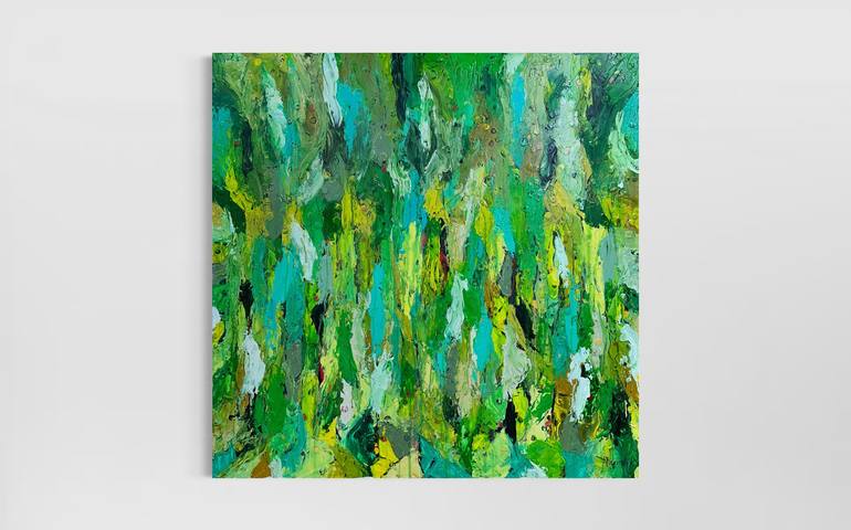 Original Abstract Expressionism Abstract Painting by Hannah Karlsson