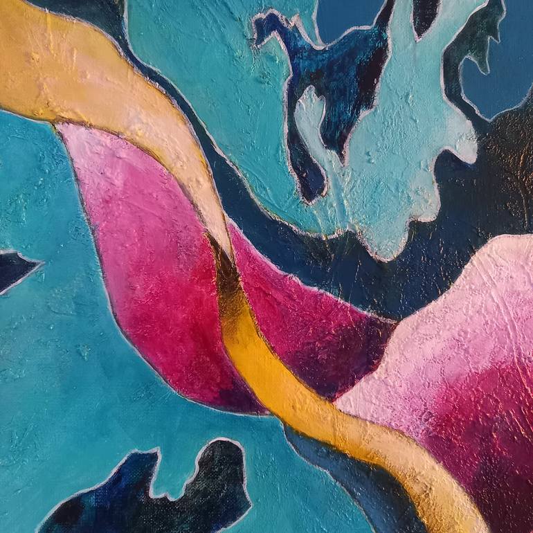 Original Contemporary Abstract Painting by Aurélie Rocheta