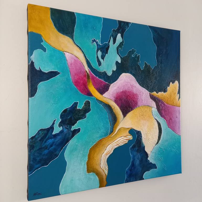 Original Contemporary Abstract Painting by Aurélie Rocheta