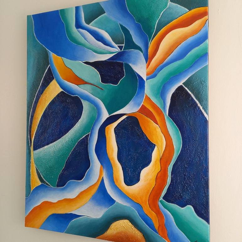 Original Abstract Painting by Aurélie ROCHETA