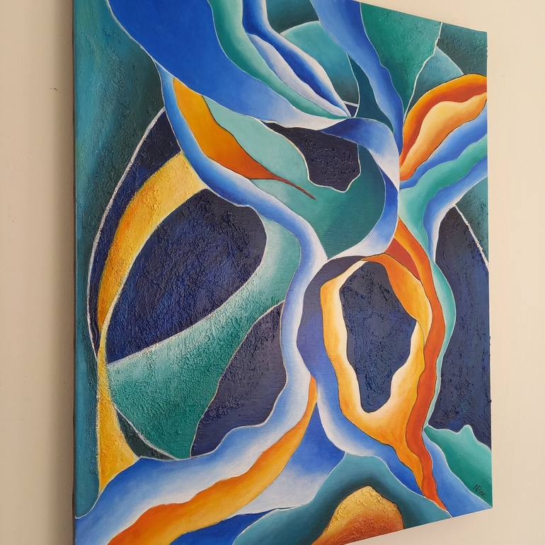 Original Contemporary Abstract Painting by Aurélie ROCHETA