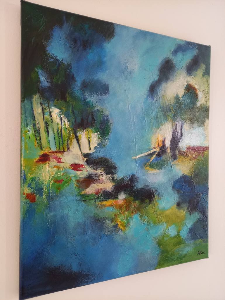 Original Abstract Painting by Aurélie ROCHETA