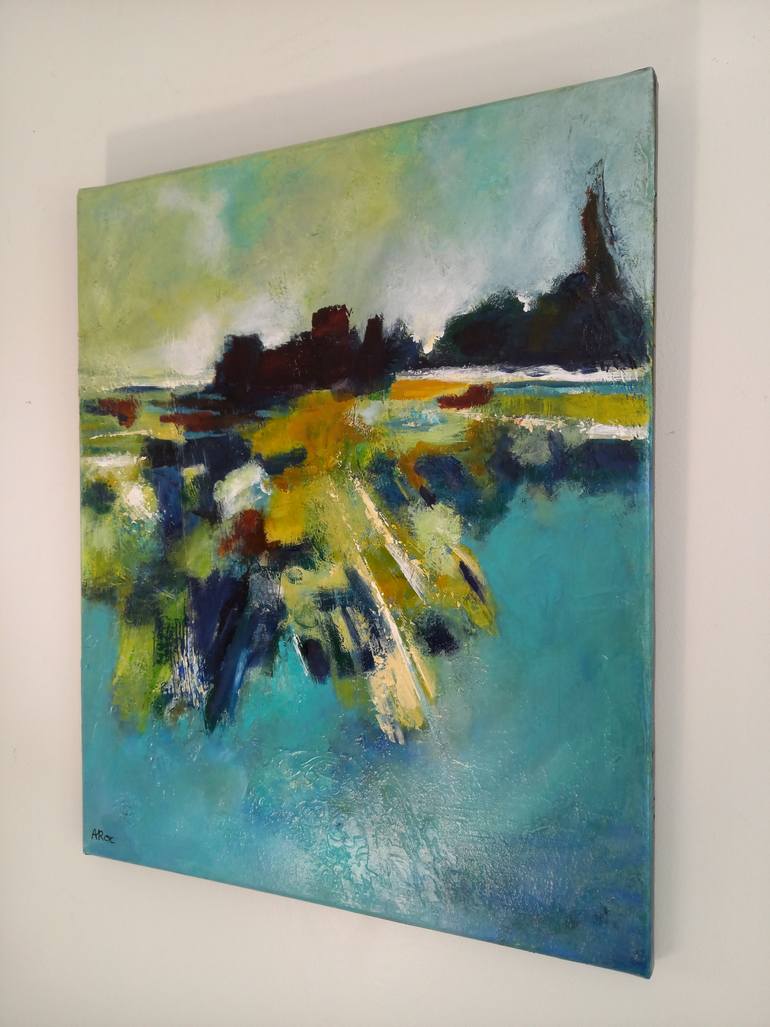 Original Minimalism Abstract Painting by Aurélie Rocheta