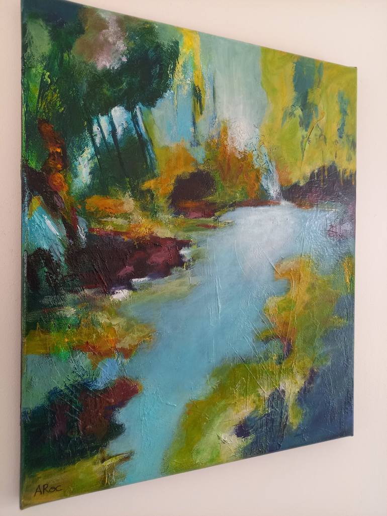 Original Abstract Painting by Aurélie ROCHETA