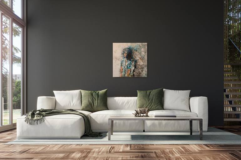 Original Abstract Women Painting by Makiko Kimura