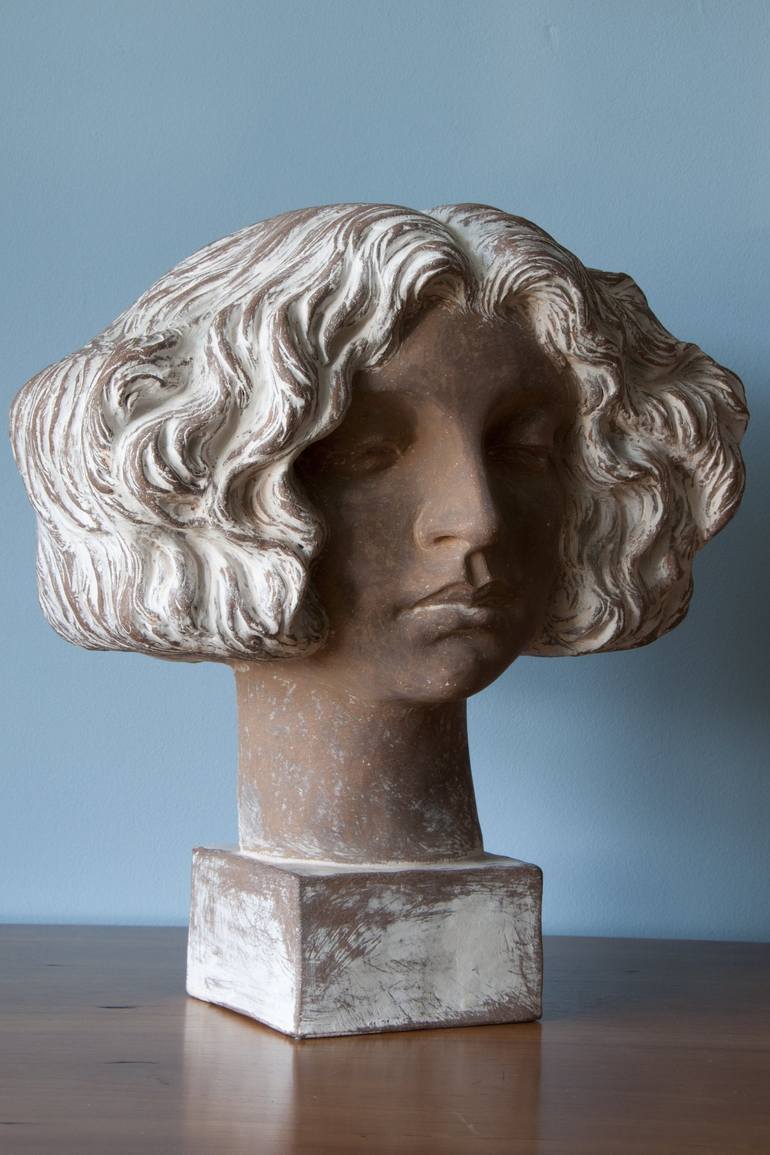 Original Art Nouveau Women Sculpture by Proyecto  de Arte Nuevo