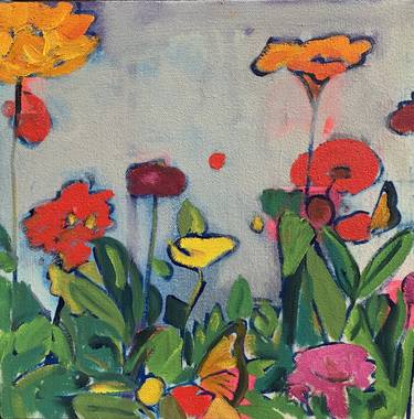 Original Abstract Floral Paintings by Maggie Clifford-Bandstra