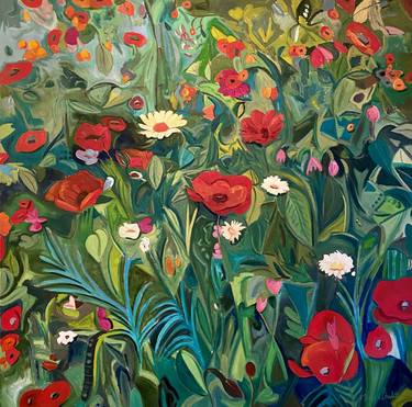 Original Expressionism Floral Paintings by Maggie Clifford-Bandstra
