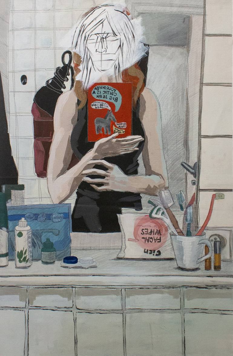 Original Contemporary People Painting by Dalia Juodakytė