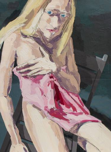 Original Figurative Women Paintings by Dalia Juodakytė