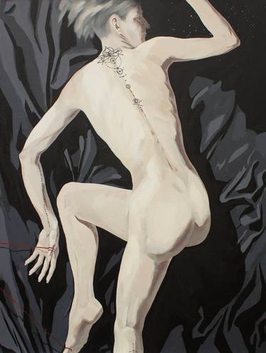 Original Figurative Nude Paintings by Dalia Juodakytė