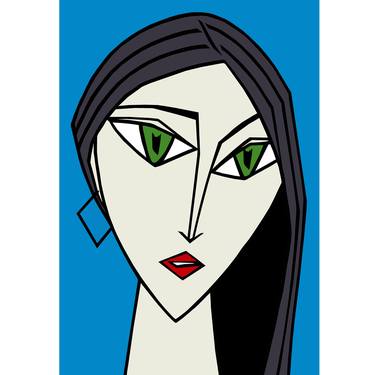 Original Modern Women Printmaking by Danilo Mančić