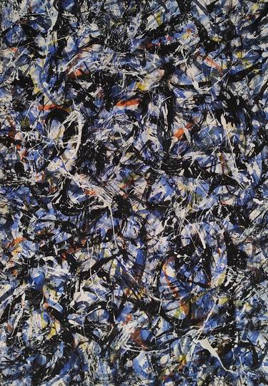 Original Abstract Expressionism Abstract Paintings by Danilo Mancic