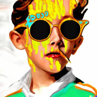 Boy in Abstract Colors thumb