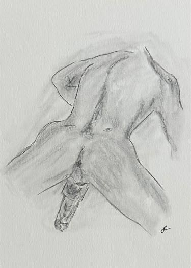 Original Realism Nude Drawings by Juan Rosales