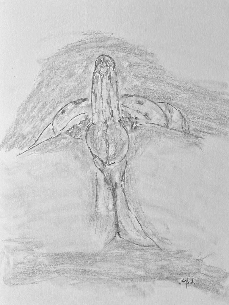Original Figurative Nude Drawings by Juan Rosales