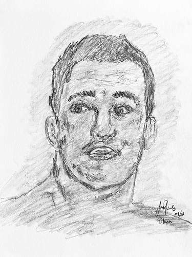 Original Realism Sport Drawings by Juan Rosales