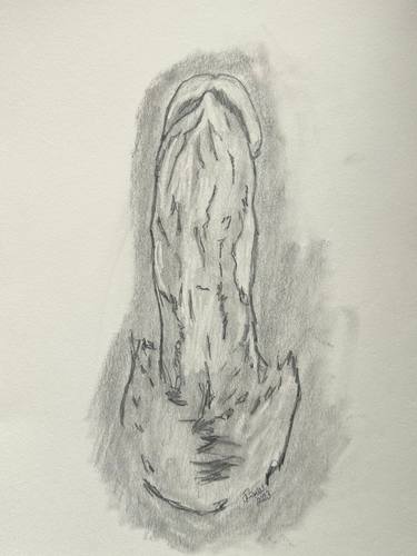 Original Expressionism Nude Drawings by Juan Rosales