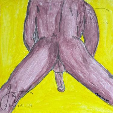 Original Figurative Erotic Paintings by Juan Rosales