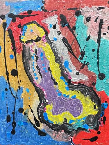 Original Abstract Body Paintings by Juan Rosales