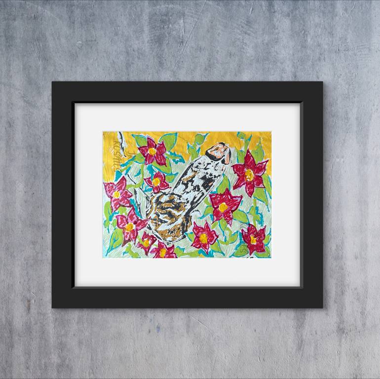 Original Abstract Expressionism Abstract Painting by Juan Rosales