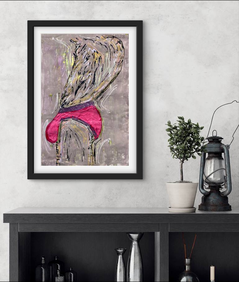 Original Abstract Expressionism Abstract Painting by Juan Rosales