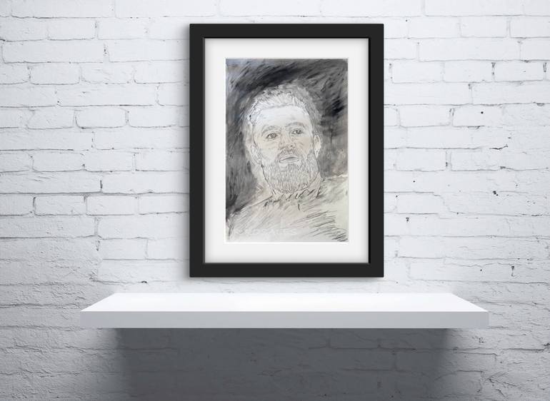 Original Pop Art Pop Culture/Celebrity Drawing by Juan Rosales
