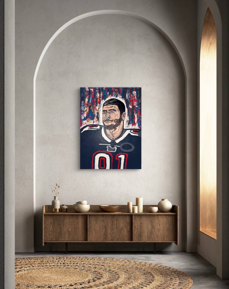 Original Figurative Sports Painting by Juan Rosales