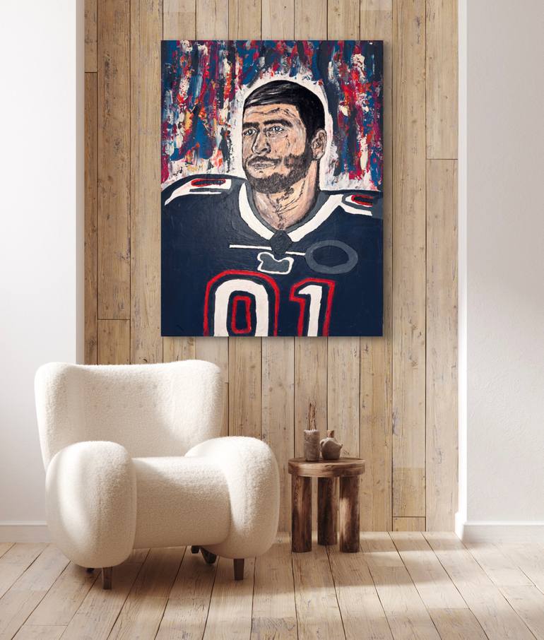 Original Figurative Sports Painting by Juan Rosales
