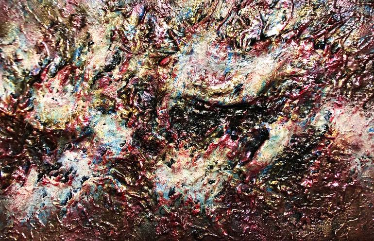 Original Abstract Expressionism Abstract Painting by William Cepeda