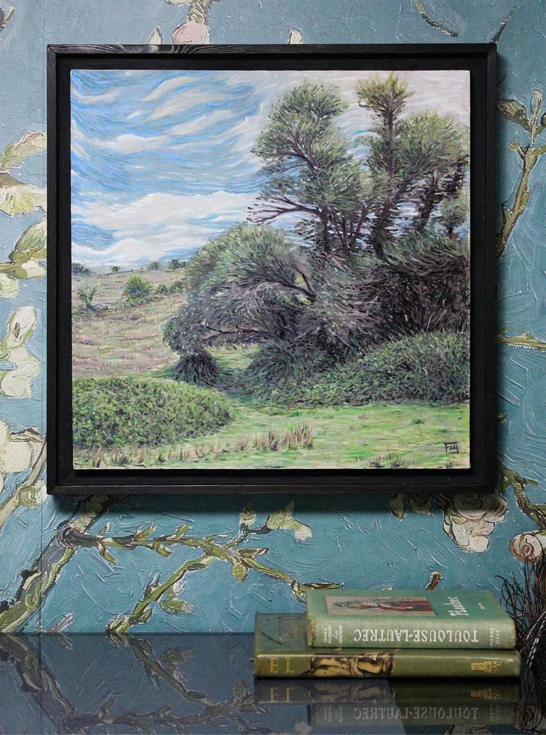 Original Impressionism Landscape Painting by Yusuf Epçin