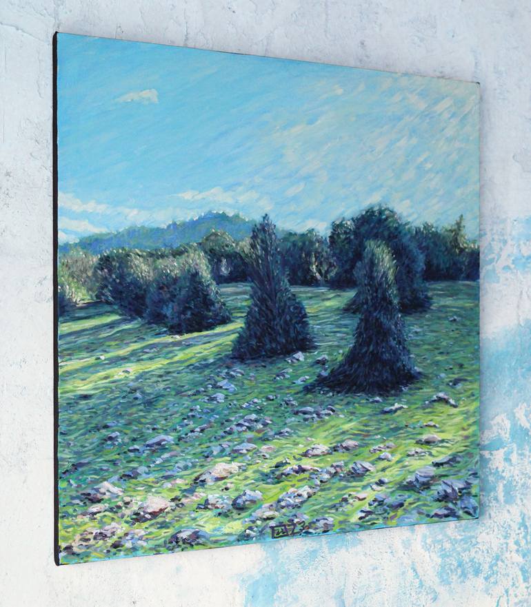 Original Impressionism Landscape Painting by Yusuf Epçin