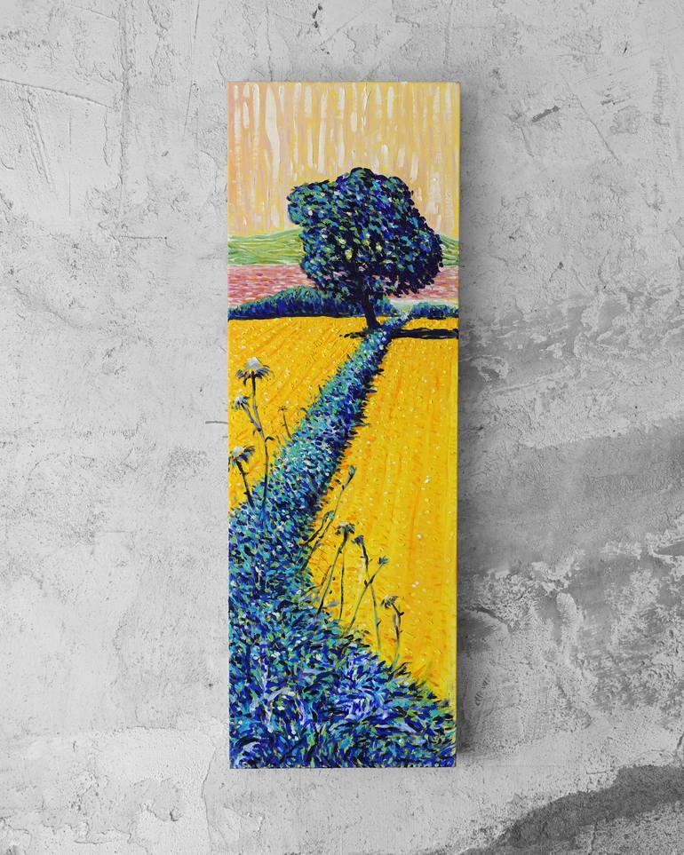 Original Expressionism Landscape Painting by Yusuf Epçin