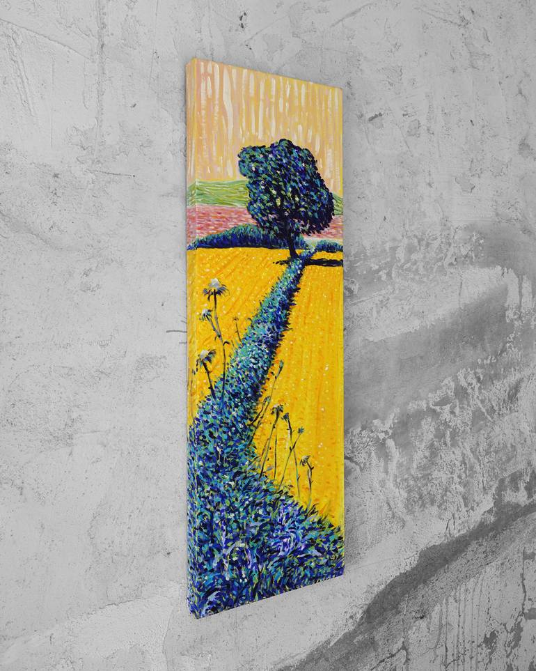 Original Expressionism Landscape Painting by Yusuf Epçin