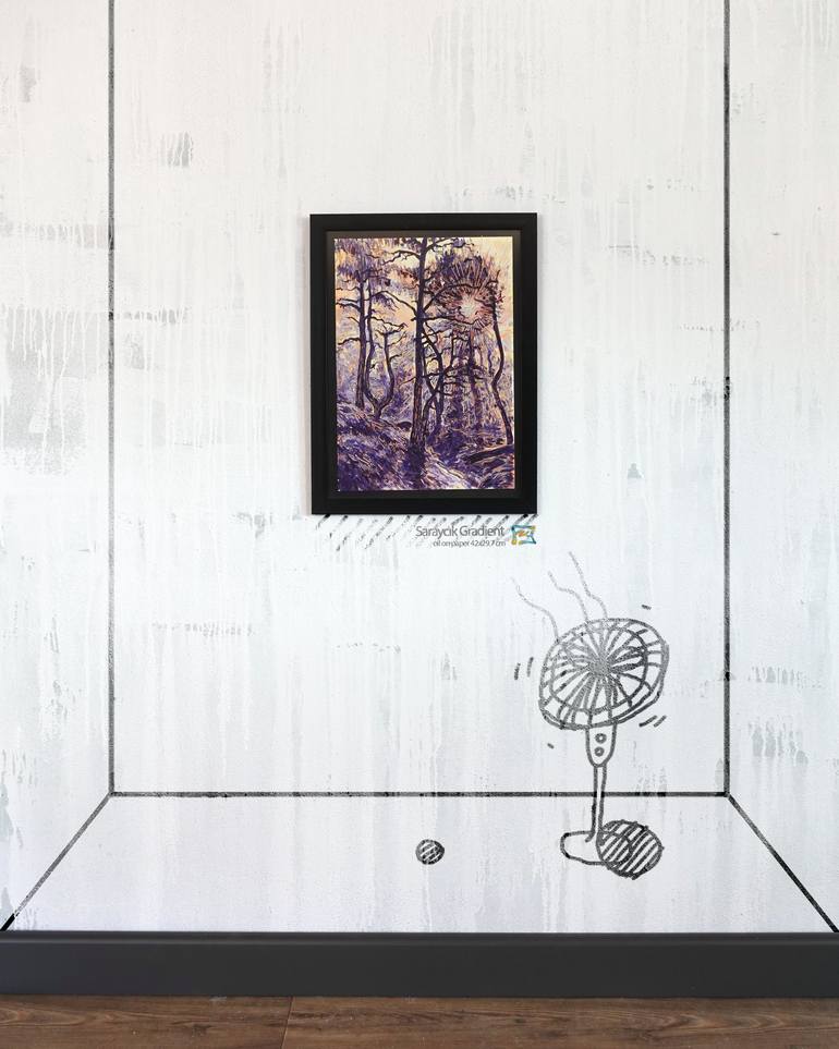 Original Contemporary Landscape Painting by Yusuf Epçin