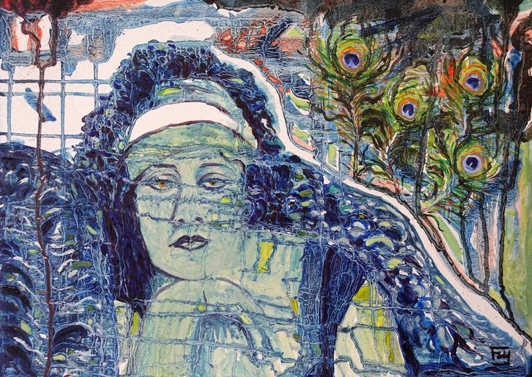 Print of Abstract Expressionism Portrait Paintings by Yusuf Epçin