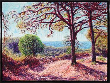 Original Impressionism Landscape Paintings by Yusuf Epçin