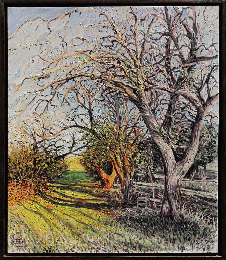 Print of Impressionism Landscape Paintings by Yusuf EpçIn
