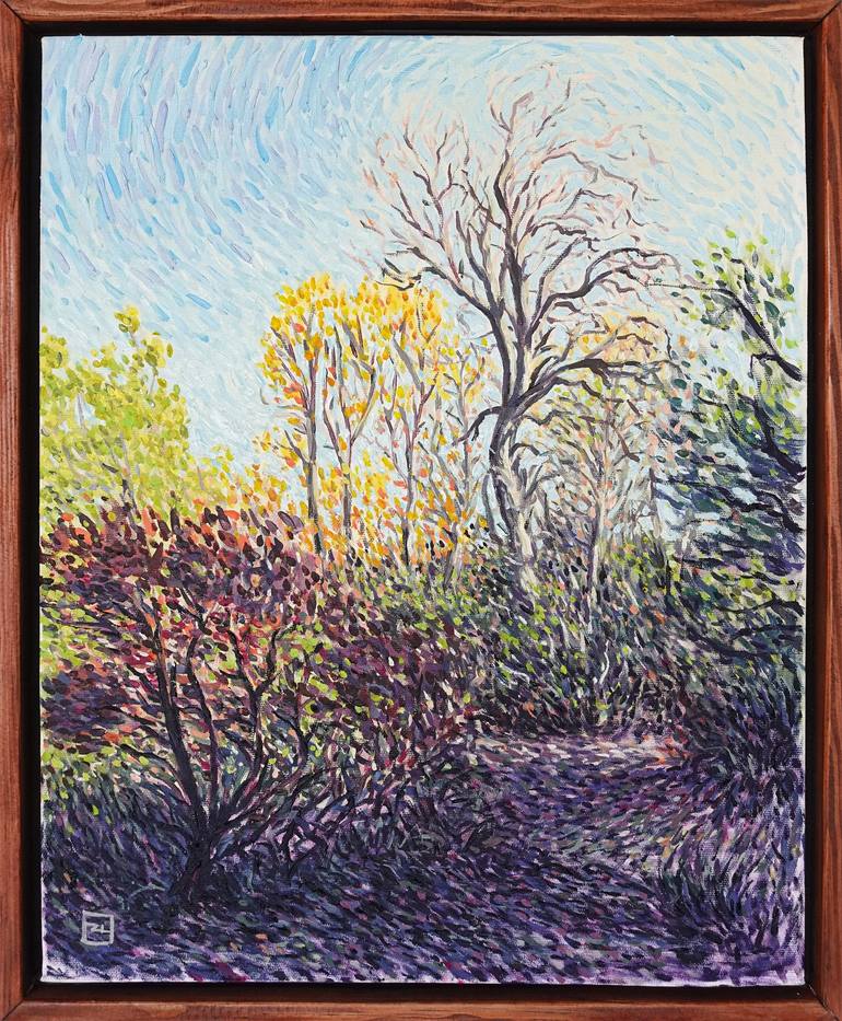 Original Expressionism Landscape Painting by Yusuf Epçin