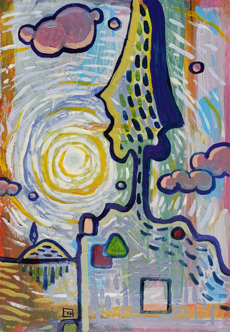 Print of Abstract Expressionism Abstract Paintings by Yusuf Epçin